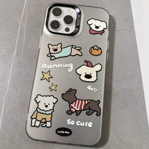 Beige Puppy Cartoon 3D Phone Case